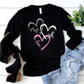 Faith Hope Love Hearts Long Sleeve
